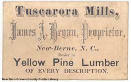 Tuscarora Mills Trade Card