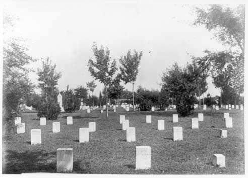 Graves of 44th Massachusetts Soldiers--click for more information.